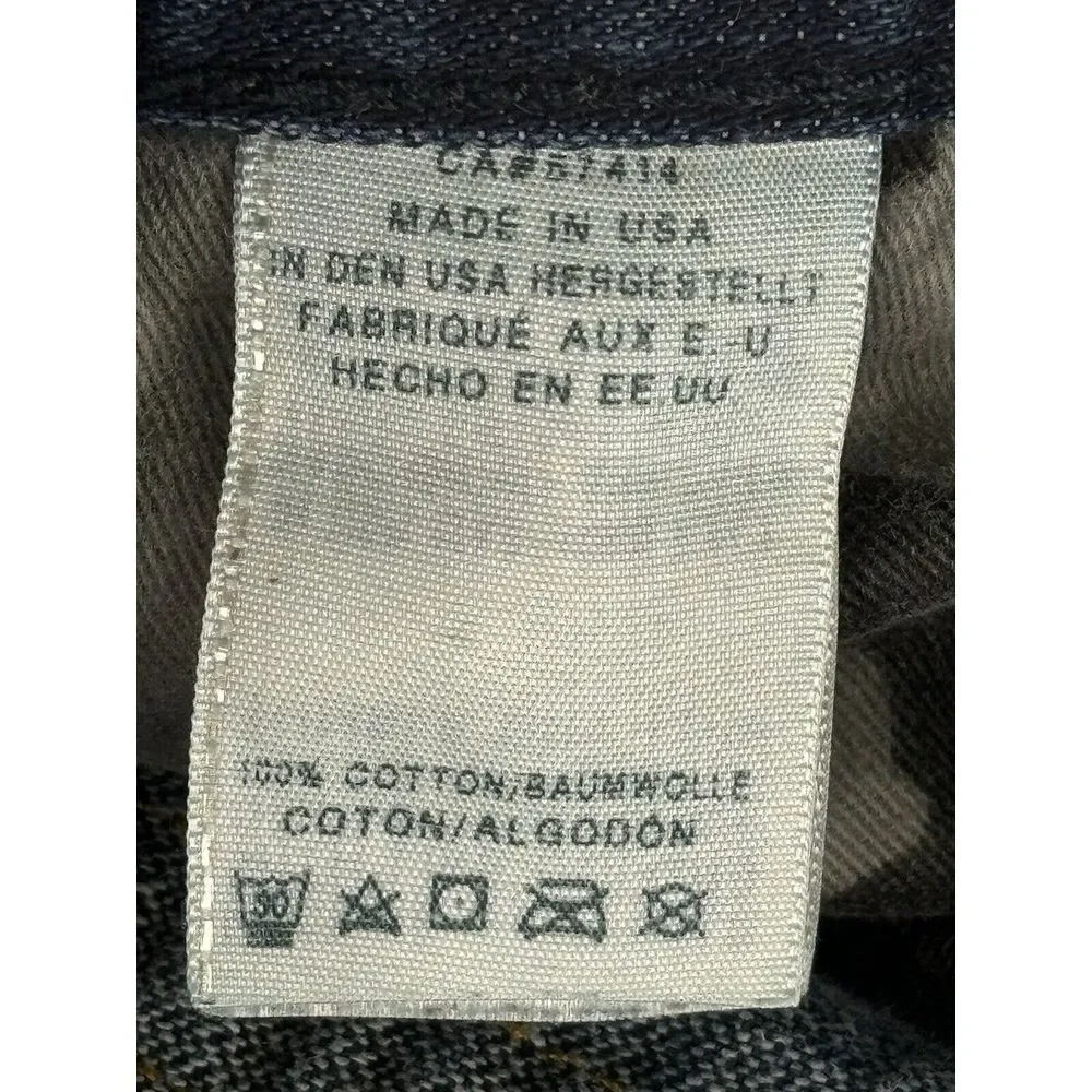True Religion Jeans Men's Blue Geno Relaxed‎ Slim Jeans Split Hem Size 32